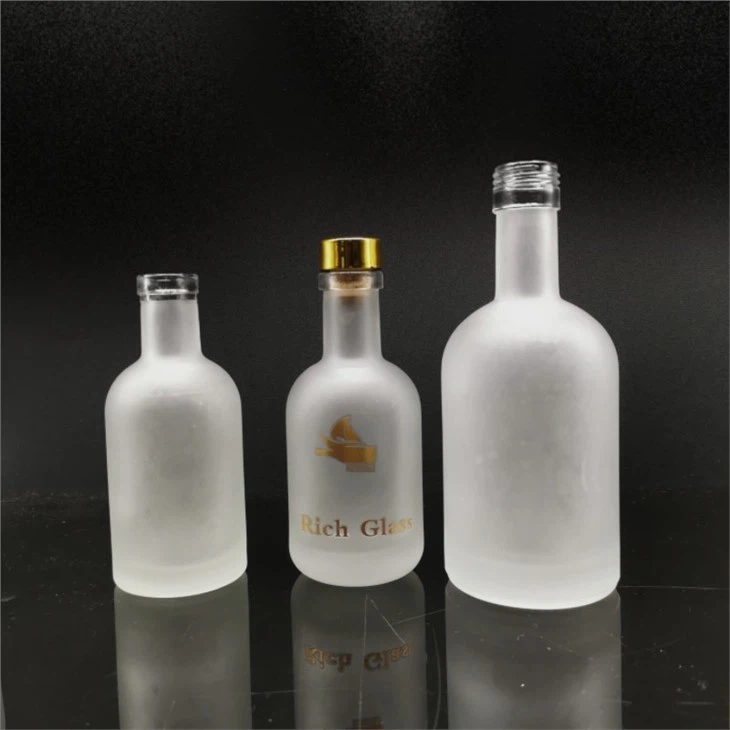 750ml Frosted Wine Bottles