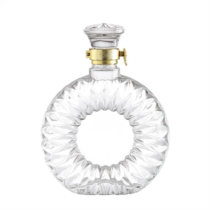 500ml Flattened Wine Bottle