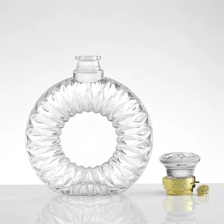 500ml Flattened Wine Bottle