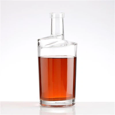 500ml 브랜디 유리병 크리스탈 화이트 병