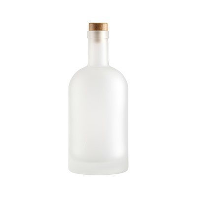 둥근 보드카 알코올 유리 병 500ml